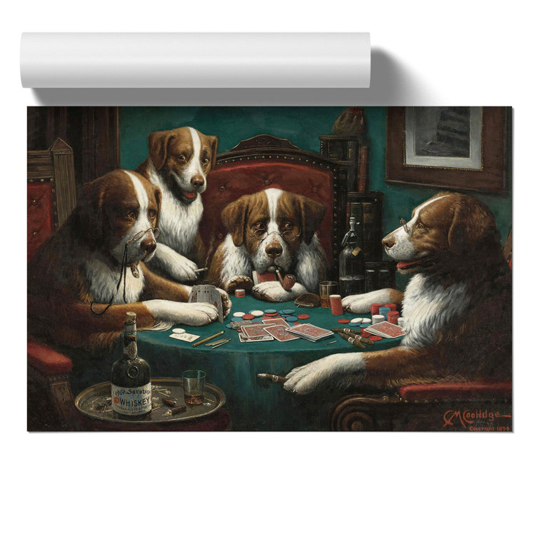 Cassius marcellus coolidge store dogs playing poker